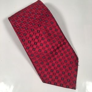 Jones New York necktie abstract print 100% silk